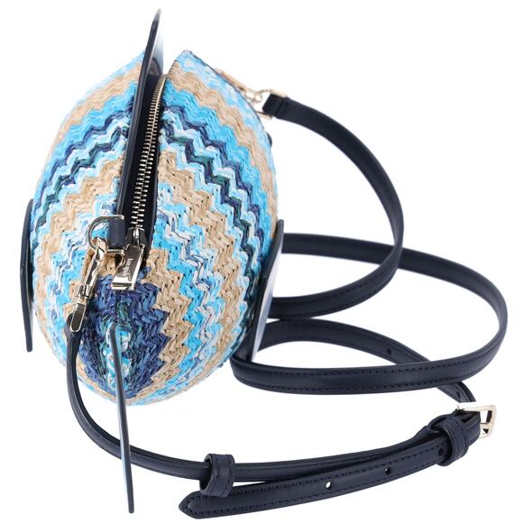 Kate Spade KG739 What A Catch 3D Fish Crossbody Novelty Blue Multi - Picture 3 of 7